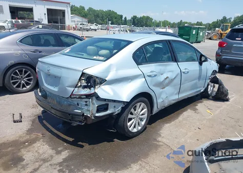 2012 Honda Civic Ex из США, поврежденный, VIN 2HGFB2F84CH528591